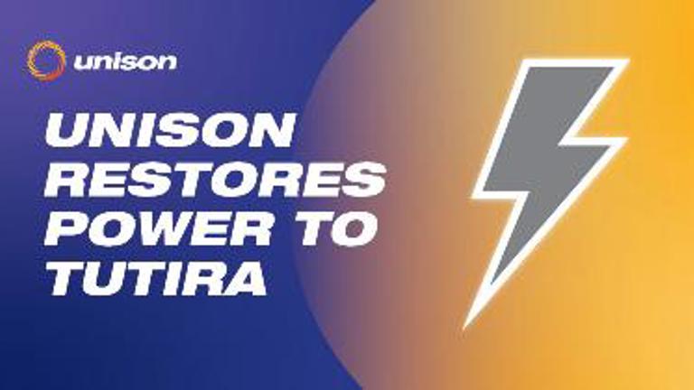 Unison restores power to Tutira this weekend